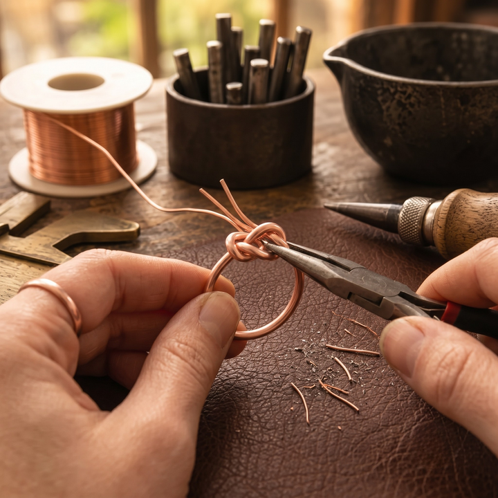 Copper Soul Lace Copper Ring