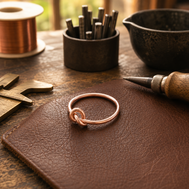 Copper Soul Lace Copper Ring