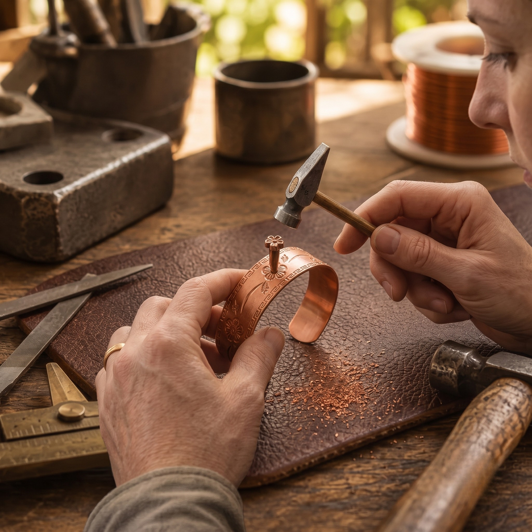Copper Soul Fret Copper Bracelet
