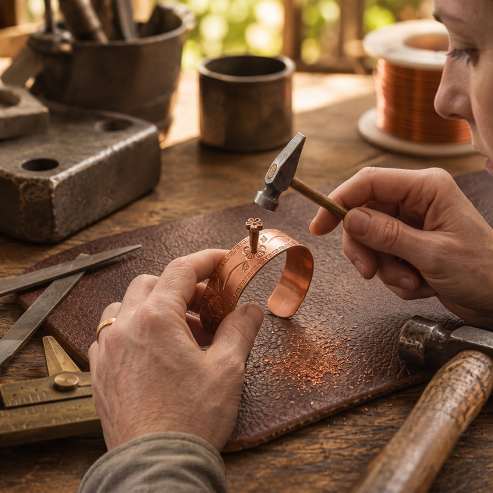 Copper Soul Fret Copper Bracelet
