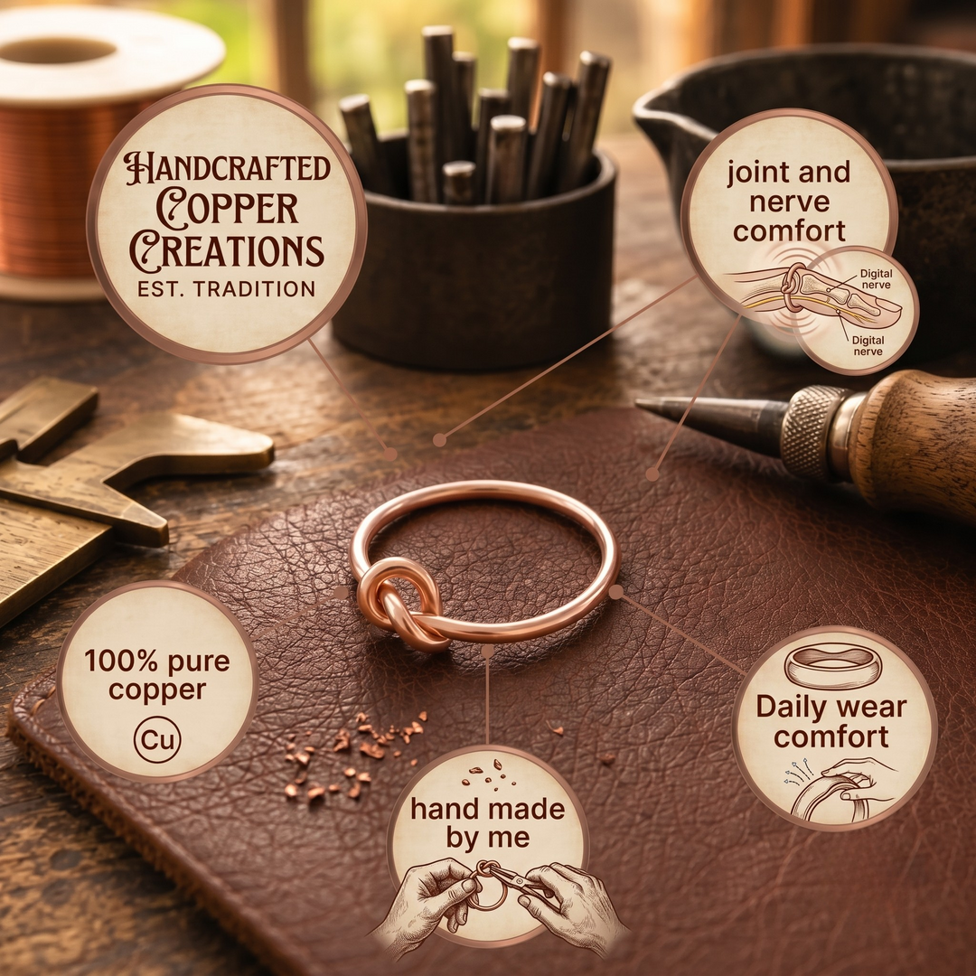 Copper Soul Lace Copper Ring