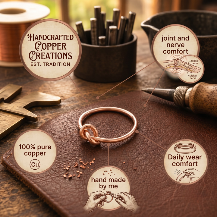 Copper Soul Lace Copper Ring