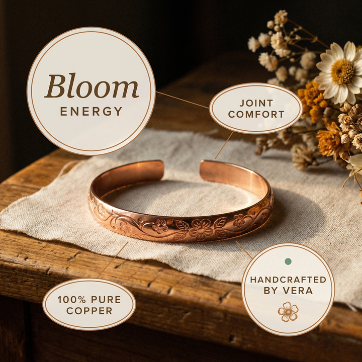 Copper Soul Bloom Copper Bracelet