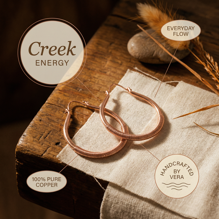 Copper Soul Creek Copper Earrings