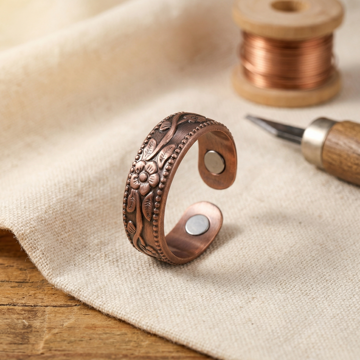 Copper Soul Petal Copper Ring