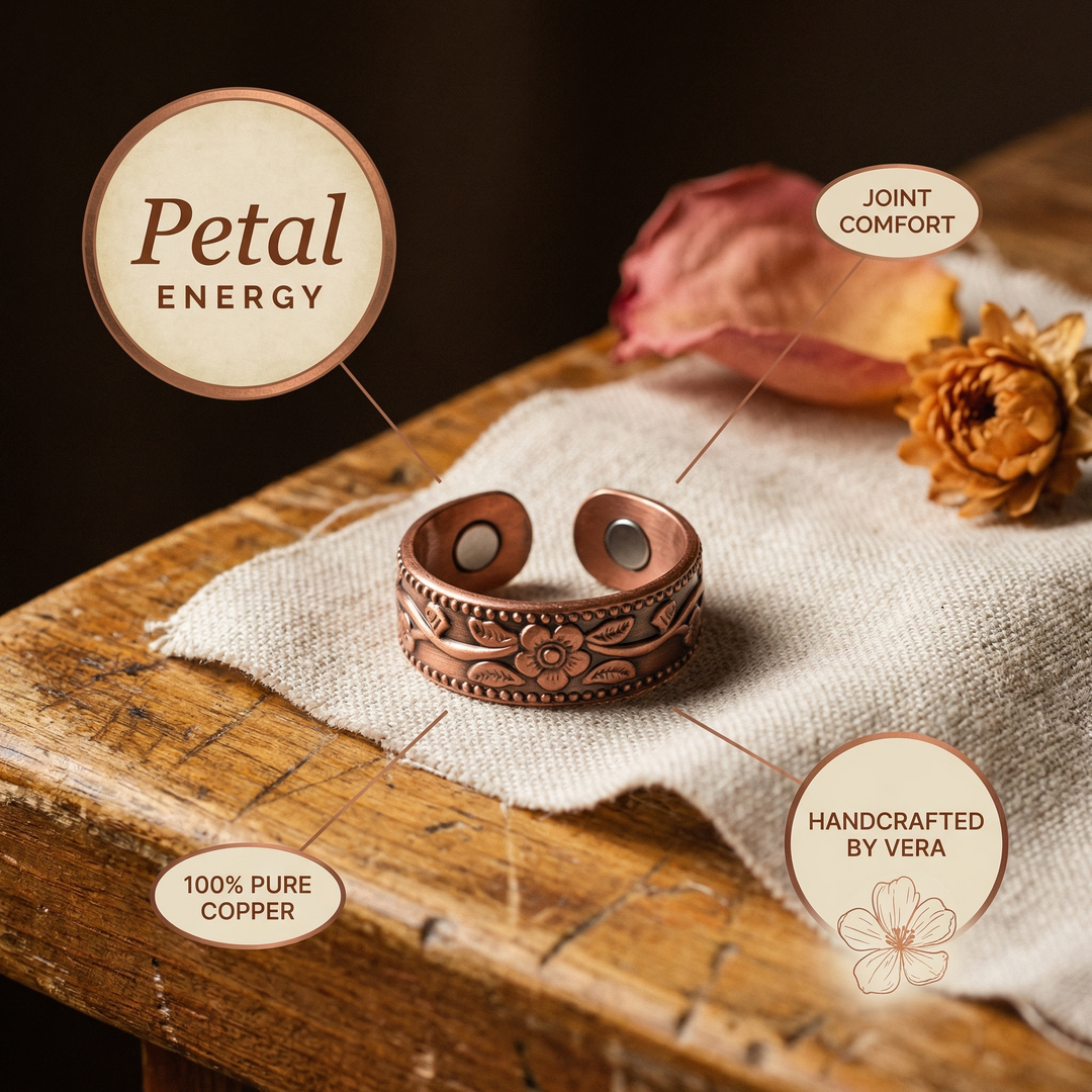 Copper Soul Petal Copper Ring
