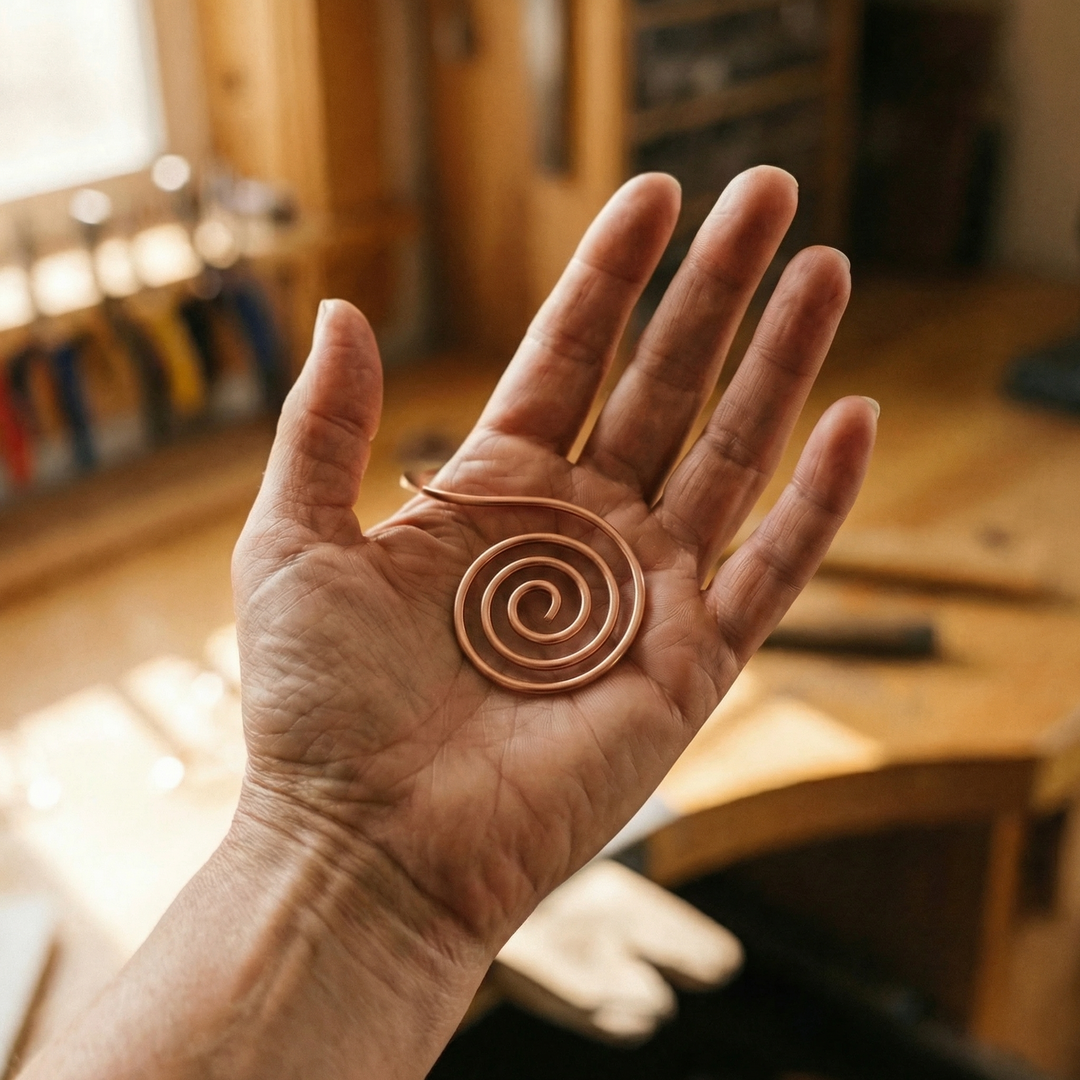 Copper Soul Flow Copper Hand Spiral