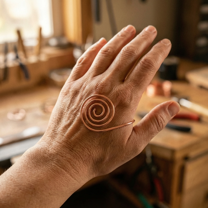Copper Soul Flow Copper Hand Spiral
