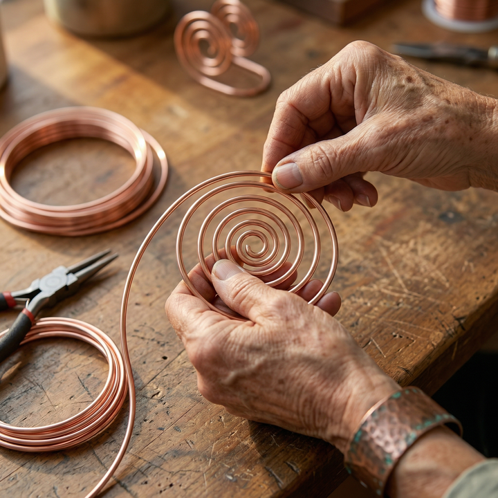 Copper Soul Flow Copper Hand Spiral