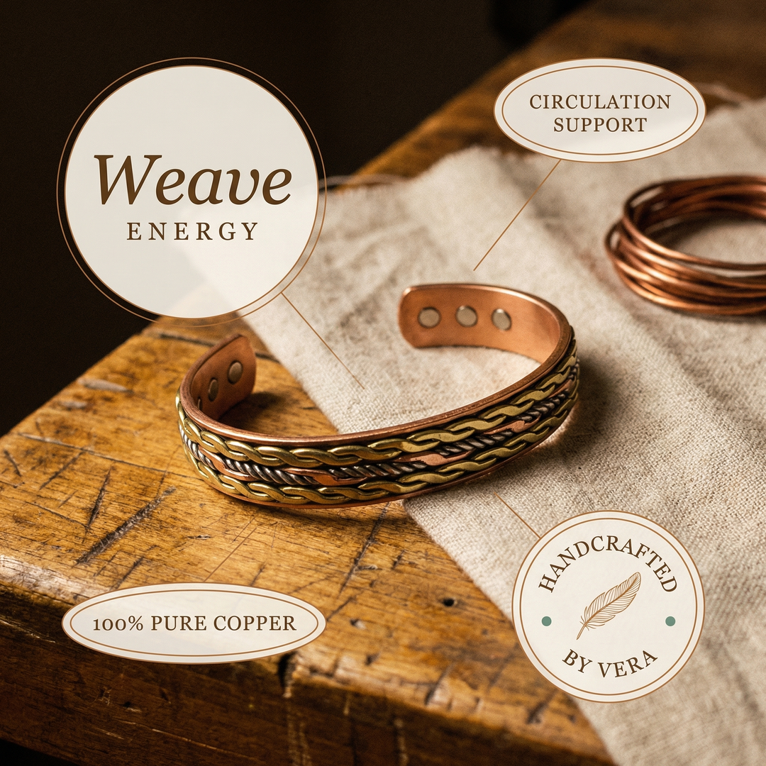 Copper Soul Weave Copper Bracelet