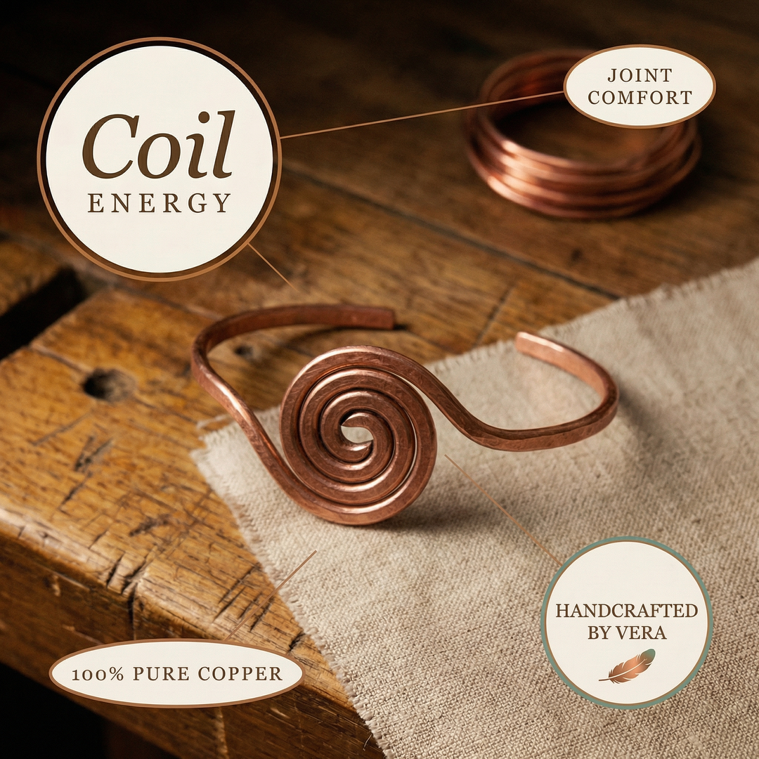 Copper Soul Coil Copper Anklet