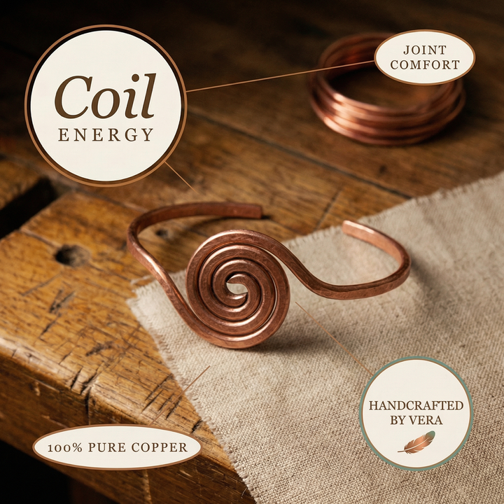Copper Soul Coil Copper Anklet