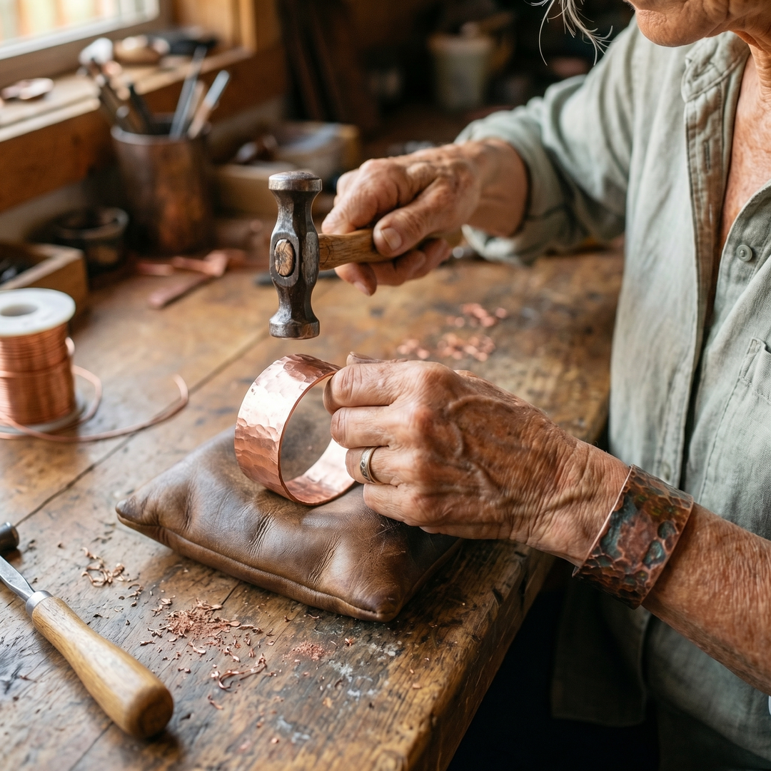 Copper Soul Anvil Copper Bracelet