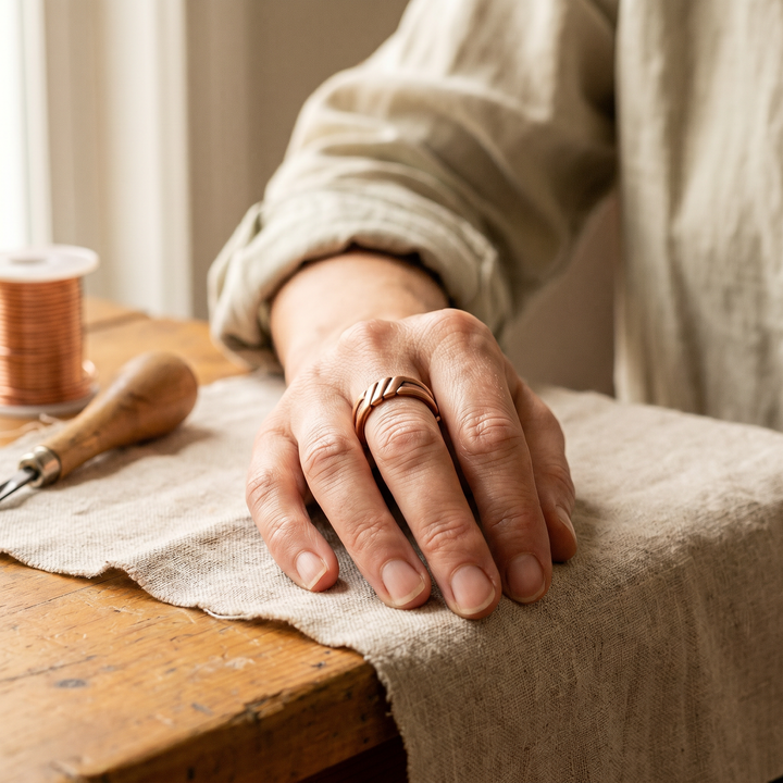 Copper Soul Peat Copper Ring