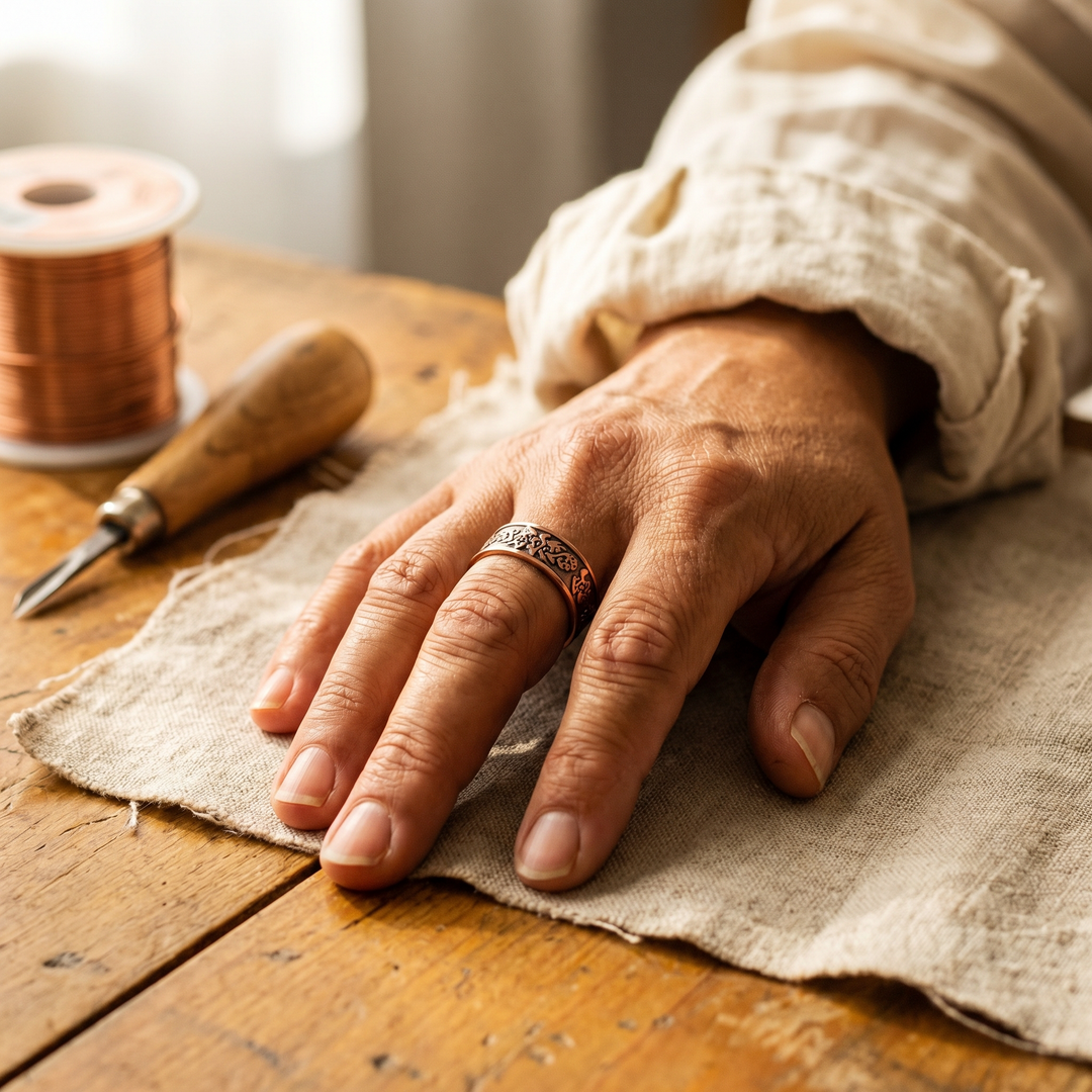 Copper Soul Clag Copper Ring