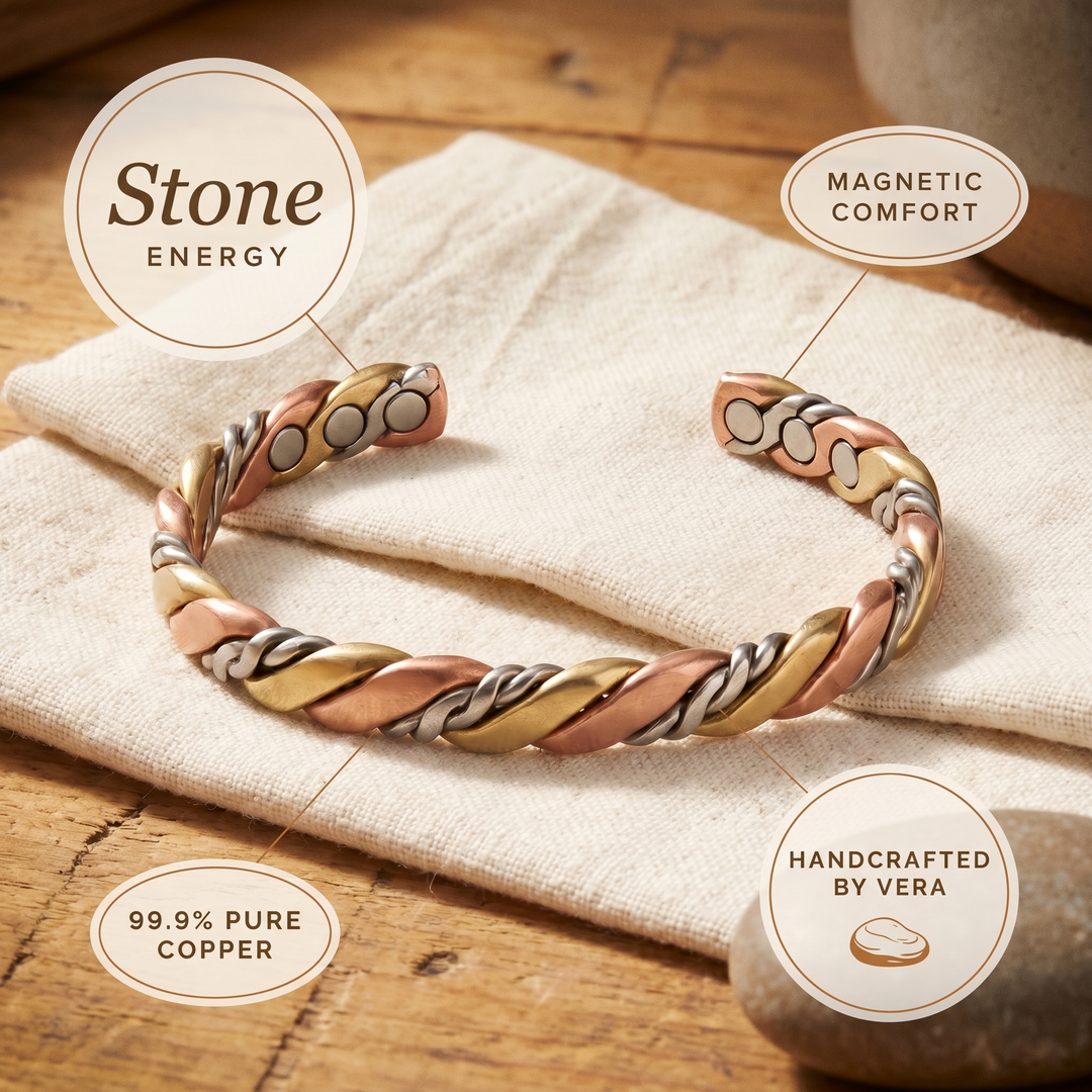 Copper Soul Stone Copper Bracelet