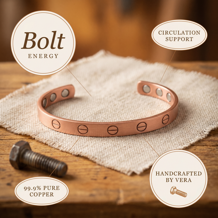 Copper Soul Bolt Copper Bracelet