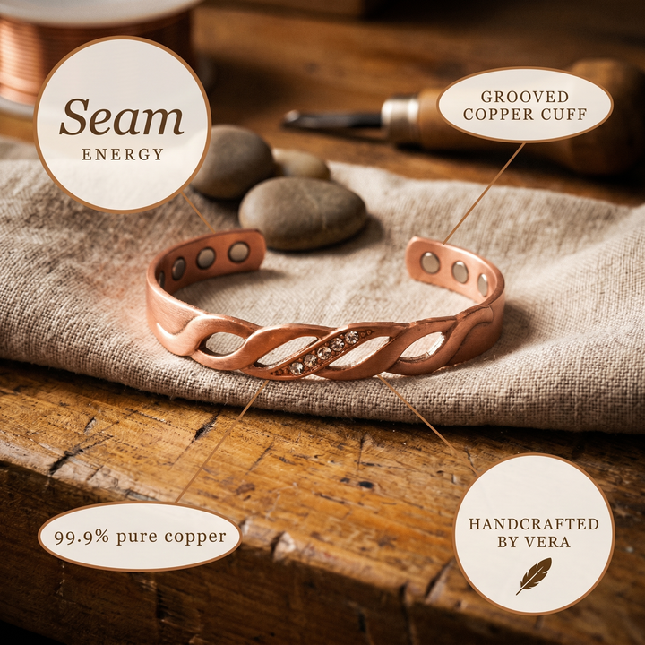 Copper Soul Seam Copper Bracelet