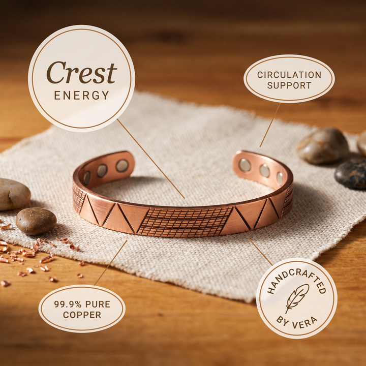 Copper Soul Crest Copper Bracelet