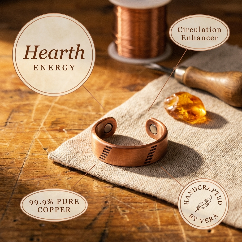 Copper Soul Hearth Copper Ring
