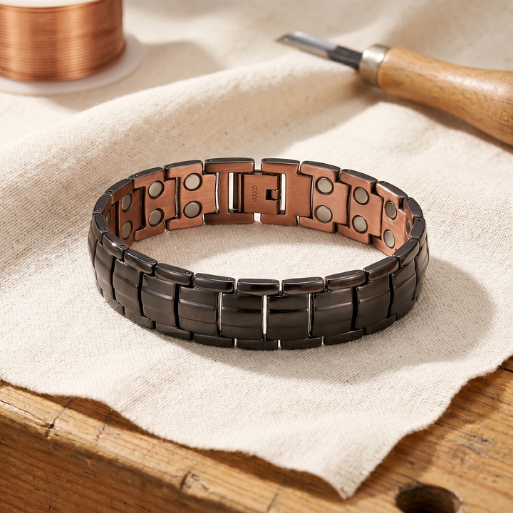 Copper Soul Ochre Men's Copper Bracelet