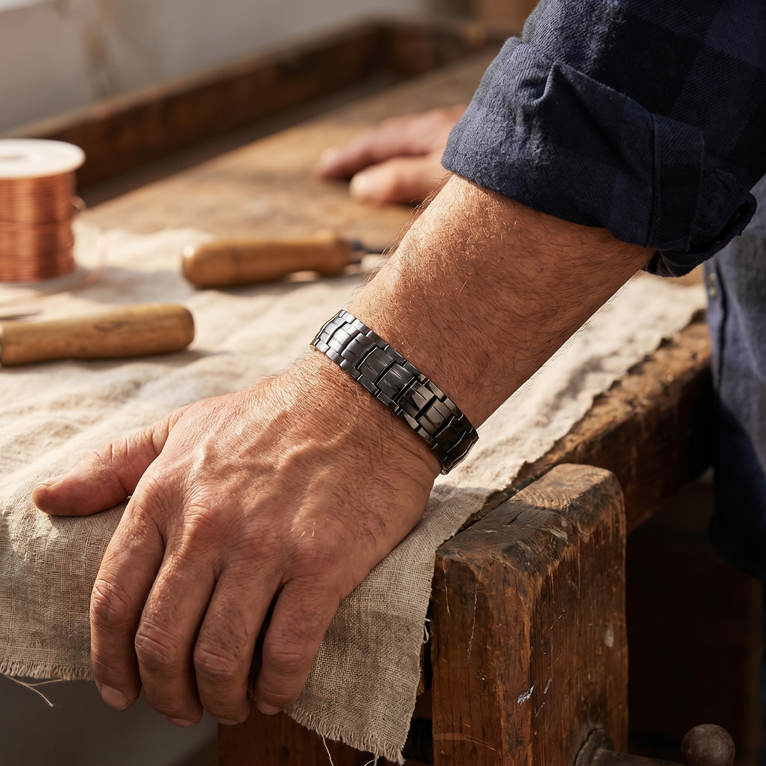 Copper Soul Ochre Men's Copper Bracelet